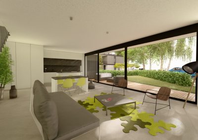 VillaparkAkarattya visual design: apartment interior