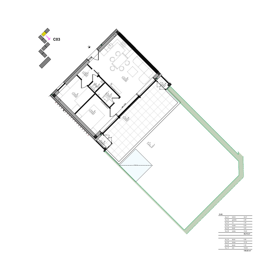 C03 Apartment floor plan