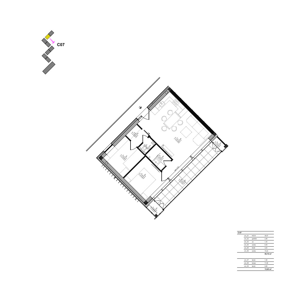C07 Apartment floor plan